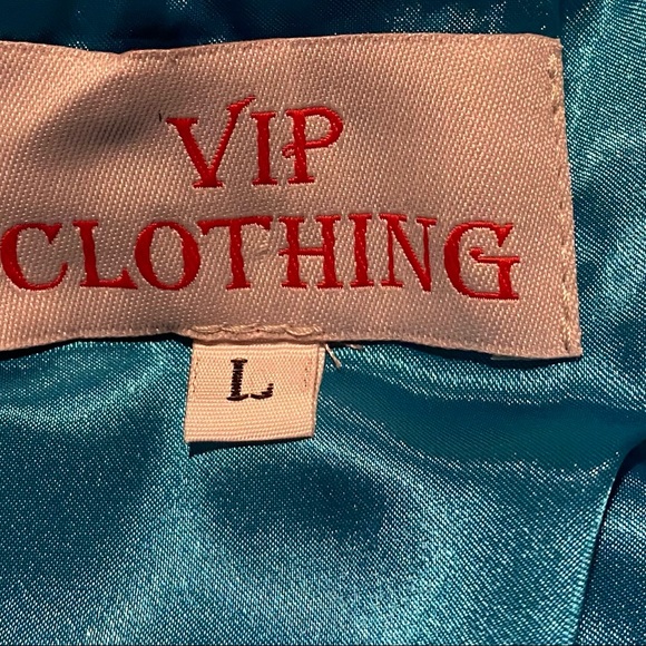 VIP Clothing Men’s Casual Vest Size L Blue NWOT - Picture 5 of 5